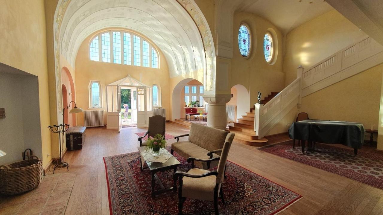 Schloss Lelkendorf Apartment Ulrichshusen Maisonette Fewo Mecklenburger Seenplatte Mit Dachterrasse Naehe Ostsee Esterno foto